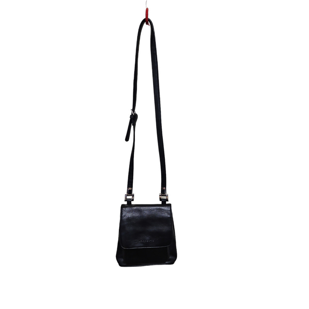 Liz Claiborne‎ Leather Satchel Shoulder Bag - Black